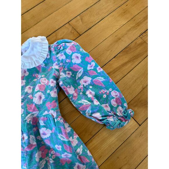 Hartstrings vintage 80s collared floral print jumper - Picture 5 of 7